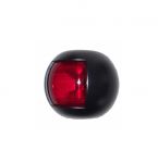 Fanale di via a LED Corpo Nero Luce Rossa 112,5° Sinistra Serie Delfi #FNI4070300