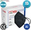 Promask FFP2 PM2 NR Black Mask CE1463 Certified PPE Made in EU 15Pcs #N90056004404-15