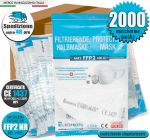 EuroProfil White FFP2 AM2 Mask CE1437 Certified PPE Made in EU #N90056004420-2000