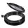 Circular opening black nylon portlight 270 mm #OS1975002NE