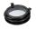 Circular opening black nylon portlight 270 mm #OS1975002NE