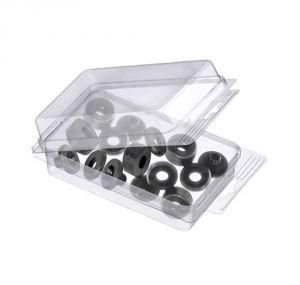 Kit of 5 Black Spacers for windscreen 20xh10mm #N51013807016