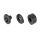 Kit of 5 Black Spacers for windscreen 20xh10mm #N51013807016