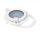 Circular opening white nylon portlight 320 mm #OS1975003BI