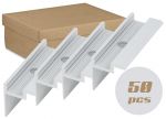 50pcs Kit Megafix Aluminum Terminal Clamp made for fixing panels 40x70mm #N52331500074