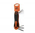 Fx Tools Pocket set of 8 hex keys 1.27/1.5/2-8 #N63044600009