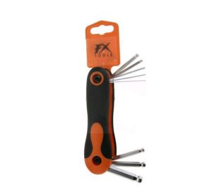 Fx Tools Set tascabile di 8 chiavi esagonali 1,27/1,5/2-8 #N63044600009