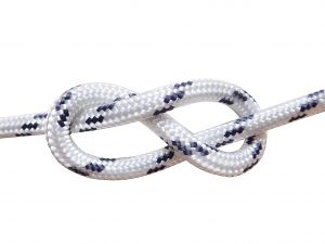 200m Spool Ø10mm White Double Braid Sinking Mooring Rope #FNI0804210B