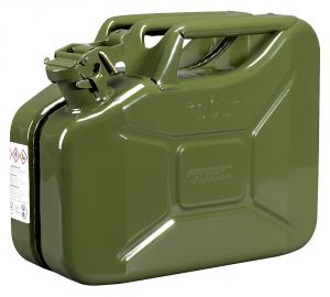 Tanica carburante omologata Militare in metallo verniciato 10lt #MT4021010