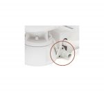 25-mm straight outlet fitting for Electric toilet bowl #OS5020914