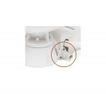25-mm straight outlet fitting for Electric toilet bowl #OS5020914