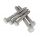 Seatop Stainless steel A2 UNI 704 DIN 571 10x50mm Wood Screws 10pcs #N44590007004
