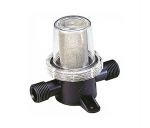 Filtro per acqua sanitaria con filtrante Inox h90mm Uscite Ø12.5mm #MT4132010