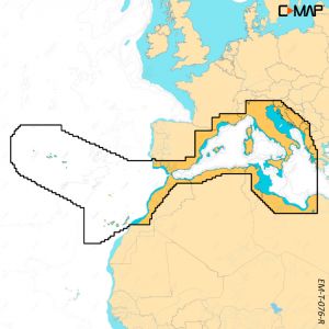 Simrad C-MAP Reveal X M-EM-T-076-R-MS West Mediterranean Chart for NSX #64220703