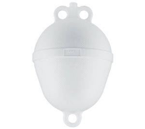 White Pear-shaped mooring buoy 250xh390mm Buoyancy 10kg #MT3820625