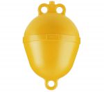 Yellow Pear-shaped mooring buoy 250xh390mm Buoyancy 10kg #MT3820725