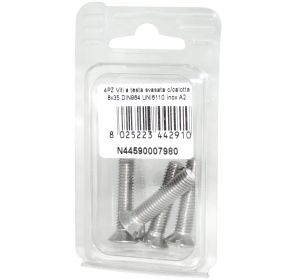 DIN 964 UNI 6110 A2 Stainless Steel Screws flare ball-head 8x35mm 4Pcs N44590007980