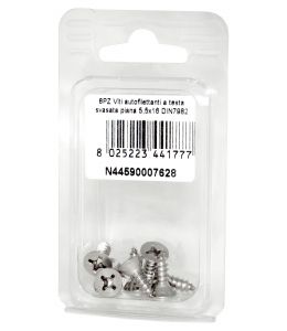 A2 DIN7982 Stainless steel flat self-tapping countersunk screws 5.5x16mm 8pcs N44590007628