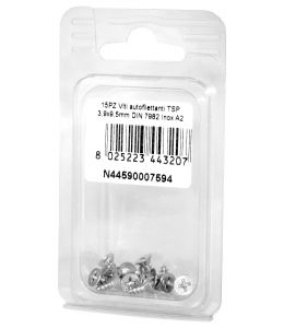 A2 DIN7982 Stainless steel flat self-tapping countersunk screws 3.9x9.5mm 15pcs N44590007594