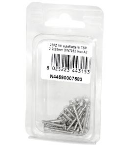 A2 DIN7982 Stainless steel flat self-tapping countersunk screws 2.9x25mm 25pcs N44590007583