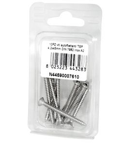 A2 DIN7982 Stainless steel flat self-tapping countersunk screws 4.2x45mm 10pcs N44590007610