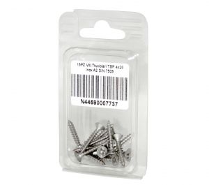 DIN 7505 A2 Stainless Steel Chipboard screws 4x25mm 15pcs N44590007737