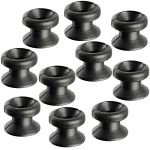 Set 10 pcs Nylon tarpaulin lacing button black with 4.5mm hole #N20512000651