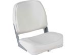 Seat with reclining backrest White vinyl cushion 40x40x45cm #N31013511551