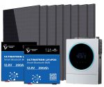 Kit Fotovoltaico 24V 3,2kW Inverter 3,6kW e Batterie LiFePo4 7,17kWh #N54130200330