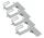 Set of 4pcs AISI 304 A2 Adjustable Solar hooks for fixing photovoltaic panels #N52331500081