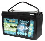 TopSolar Batteria al Litio LiFePO4 12.8V 100Ah BMS Smart integrato #N51120050950