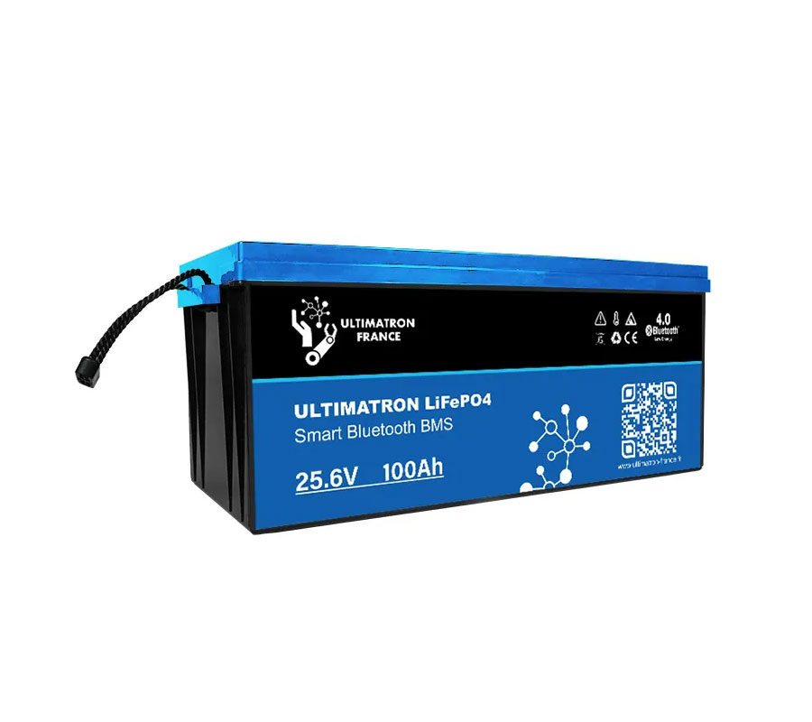 Ultimatron 25.6V 100Ah LiFePO4 Lithium Battery with BMS Smart Bluetooth  #ULUBL24100