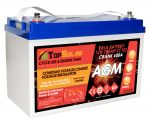 TopSolar 100Ah 12V C10 AGM battery Solar Wind Photovoltaic Systems #N51120050930