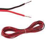Speaker Cable 2x0.75mmq Rollable Black/Red Sold by the meter #N50824001263