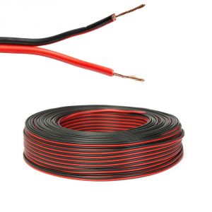Speaker Cable 2x0.75mmq Rollable Black/Red 15 meters #N50824001271