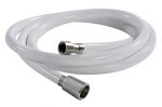 PVC shower hose white 4m 1/2 F + 1/2 F Terminal joints #N42737323266