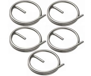 5pcs Pack Stainless Steel safety split rings with no slip out pin Ø20x1.5mm #N120882800050