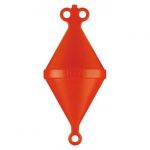 Orange Double cone mooring buoys Ø320xh800mm Buoyancy 25kg #N10502904251A