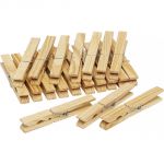 Lifetime Molletta da bucato 20 pezzi XXL in legno #N400091400000