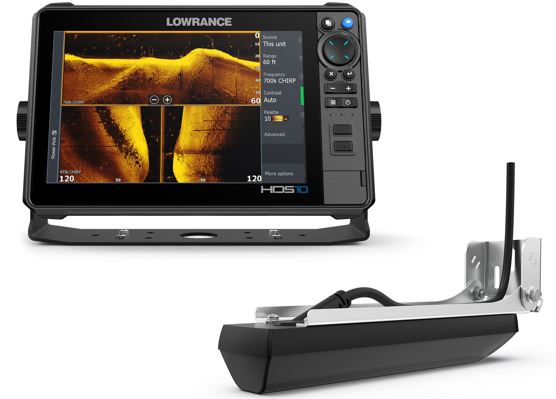 Lowrance 000-15985-001 HDS PRO 10 Fishfinder/Chartplotter 3 in 1 Active  Imaging HD #NV15985001