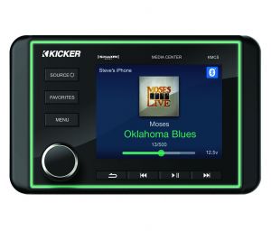 Kicker KMC5 3.5” 300W Multimedia Marine Receiver Full-Colour LCD Display IDKMC5