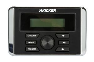 Kicker KMC3 Marine Multimedia Receiver Gauge Style 4 channels Rectangular IDKMC3