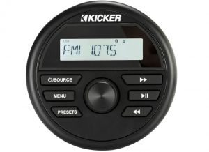 Kicker KMC2 Ricevitore Marino Multimediale Gauge Style 4 canali Rotondo IDKMC2