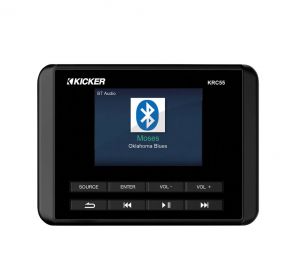 Kicker KRC55 Marine digital remote control LCD display IP67 for KMC5 receiver IDKRC55