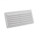 White Nylon louvred vent 125x260mm OS5330106