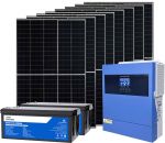 24V 3.28kW Photovoltaic Kit with 4kW Inverter 5120Wh LiFePO4 Battery N151030200339