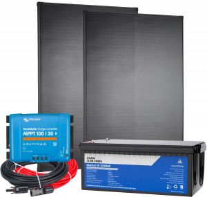 Kit Barca Camper 12V 400W + LiFePO4 200Ah + SmartSolar MPPT 100/30 + Kit Cavi 6mmq N151030200254