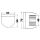 Utility 77 White navigation light 135° Stern Black box OS1141504