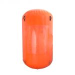 Boa segnaletica cilindrica da regata gonfiabile in PVC Arancione Ø100x150cm MT3821231