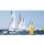 Boa segnaletica cilindrica da regata gonfiabile in PVC Giallo Ø100x150cm MT3821230